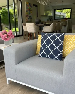 Sofa ogrodowa dla 2 osób ROVIGO Szary