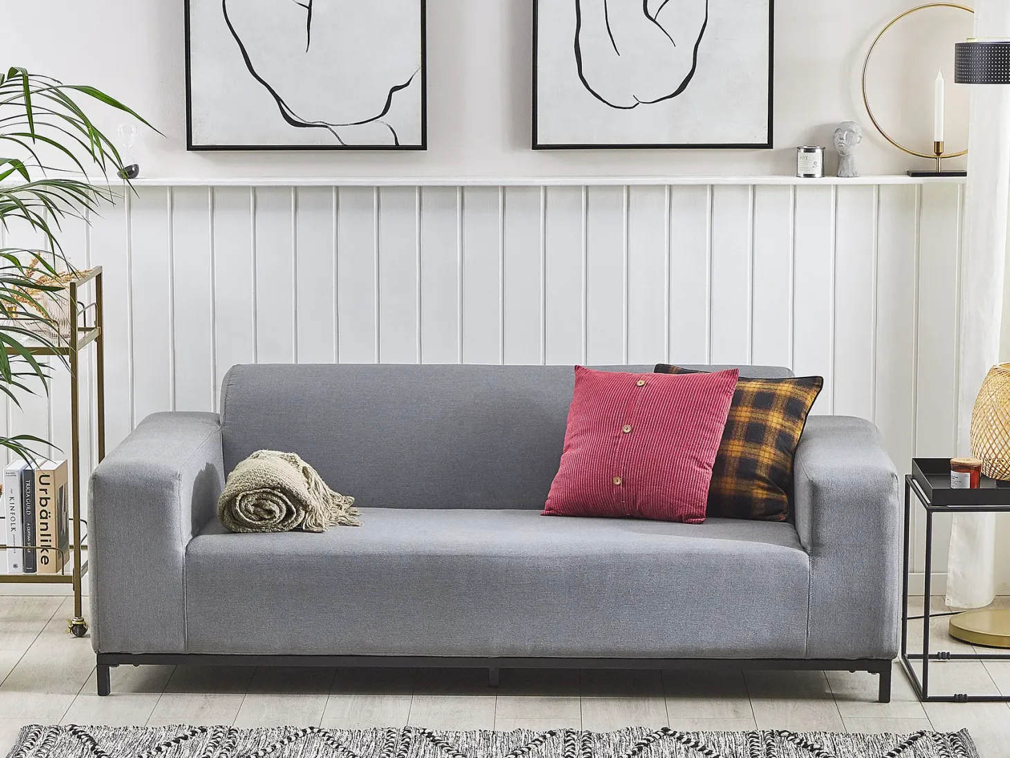 Sofa ogrodowa dla 2 osób ROVIGO Szary
