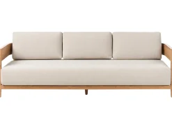 Sofa ogrodowa dla 3 osób SAMPIERI Metal Jasnobrązowy