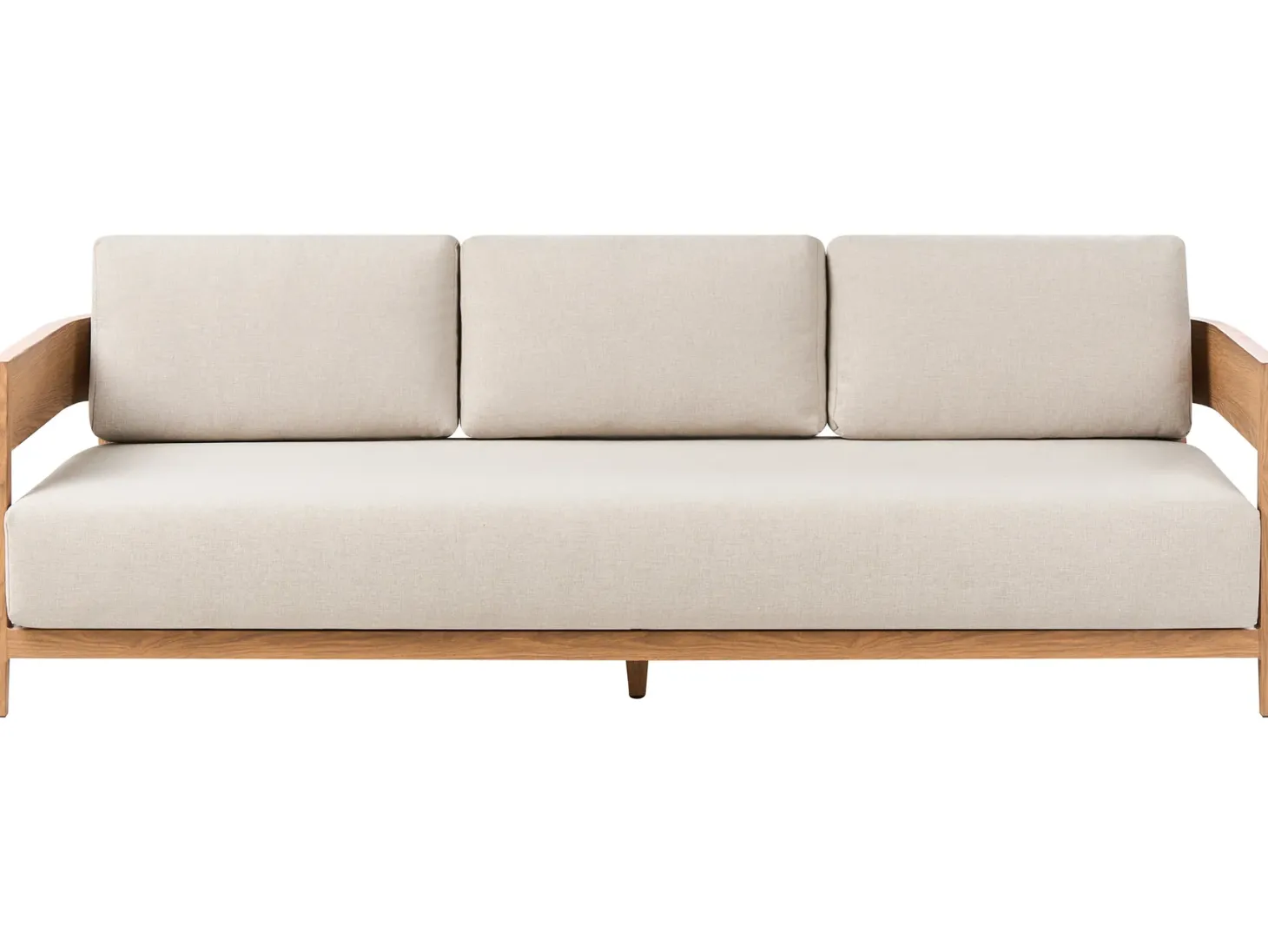 Sofa ogrodowa dla 3 osób SAMPIERI Metal Jasnobrązowy