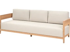 Sofa ogrodowa dla 3 osób SAMPIERI Metal Jasnobrązowy
