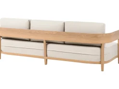 Sofa ogrodowa dla 3 osób SAMPIERI Metal Jasnobrązowy