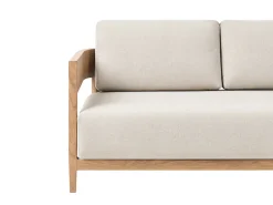 Sofa ogrodowa dla 3 osób SAMPIERI Metal Jasnobrązowy