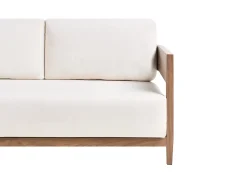 Sofa ogrodowa dla 3 osób SAMPIERI Metal Brązowy