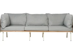 Sofa ogrodowa dla 3 osób SENISE Szary Metal