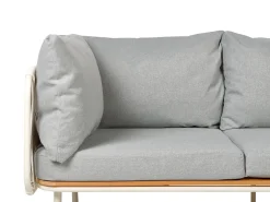 Sofa ogrodowa dla 3 osób SENISE Szary Metal
