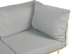 Sofa ogrodowa dla 3 osób SENISE Szary Metal