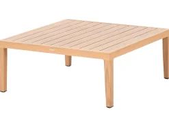 Sofa ogrodowa ze stolikiem dla 2 osób SAMPIERI Jasnobrązowy Metal
