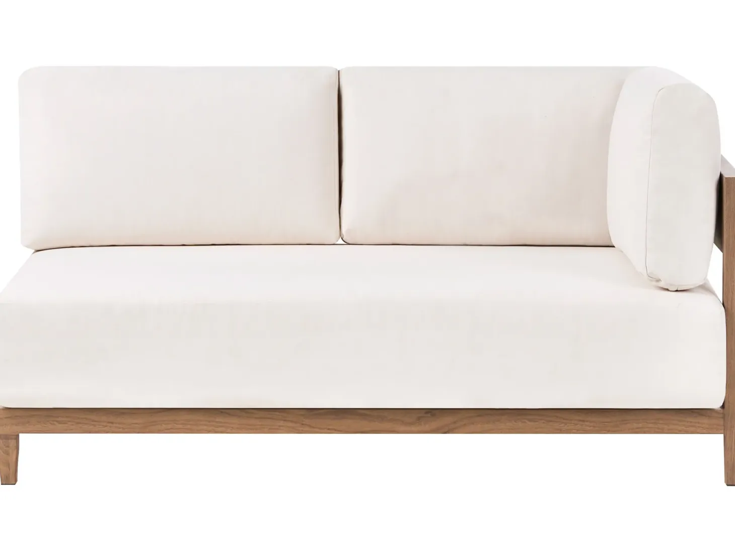 Sofa ogrodowa ze stolikiem dla 2 osób SAMPIERI Brązowy Metal