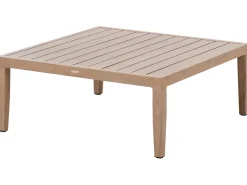 Sofa ogrodowa ze stolikiem dla 2 osób SAMPIERI Brązowy Metal