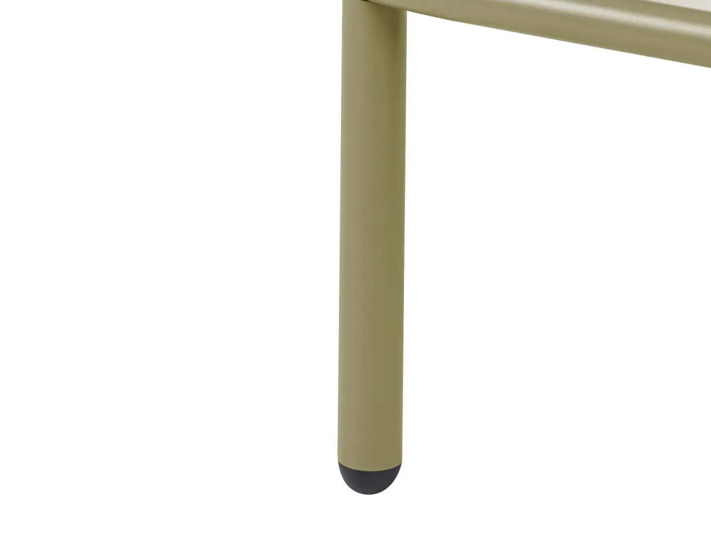 Sofa ogrodowa ze stolikiem dla 4 osób POLLINA Zielony Metal