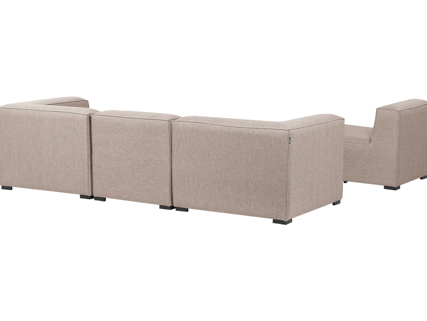 Sofa ogrodowa z otomaną dla 4 osób AREZZO Beżowy Modułowy