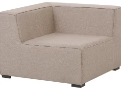 Sofa ogrodowa z otomaną dla 4 osób AREZZO Beżowy Modułowy