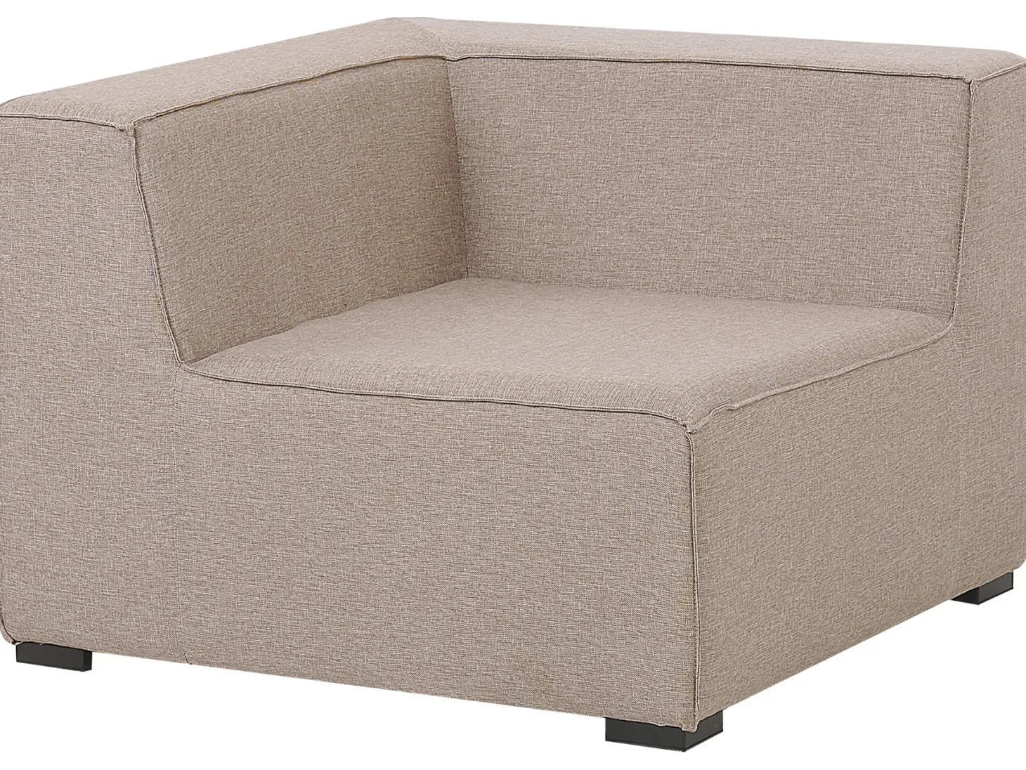 Sofa ogrodowa z otomaną dla 4 osób AREZZO Beżowy Modułowy