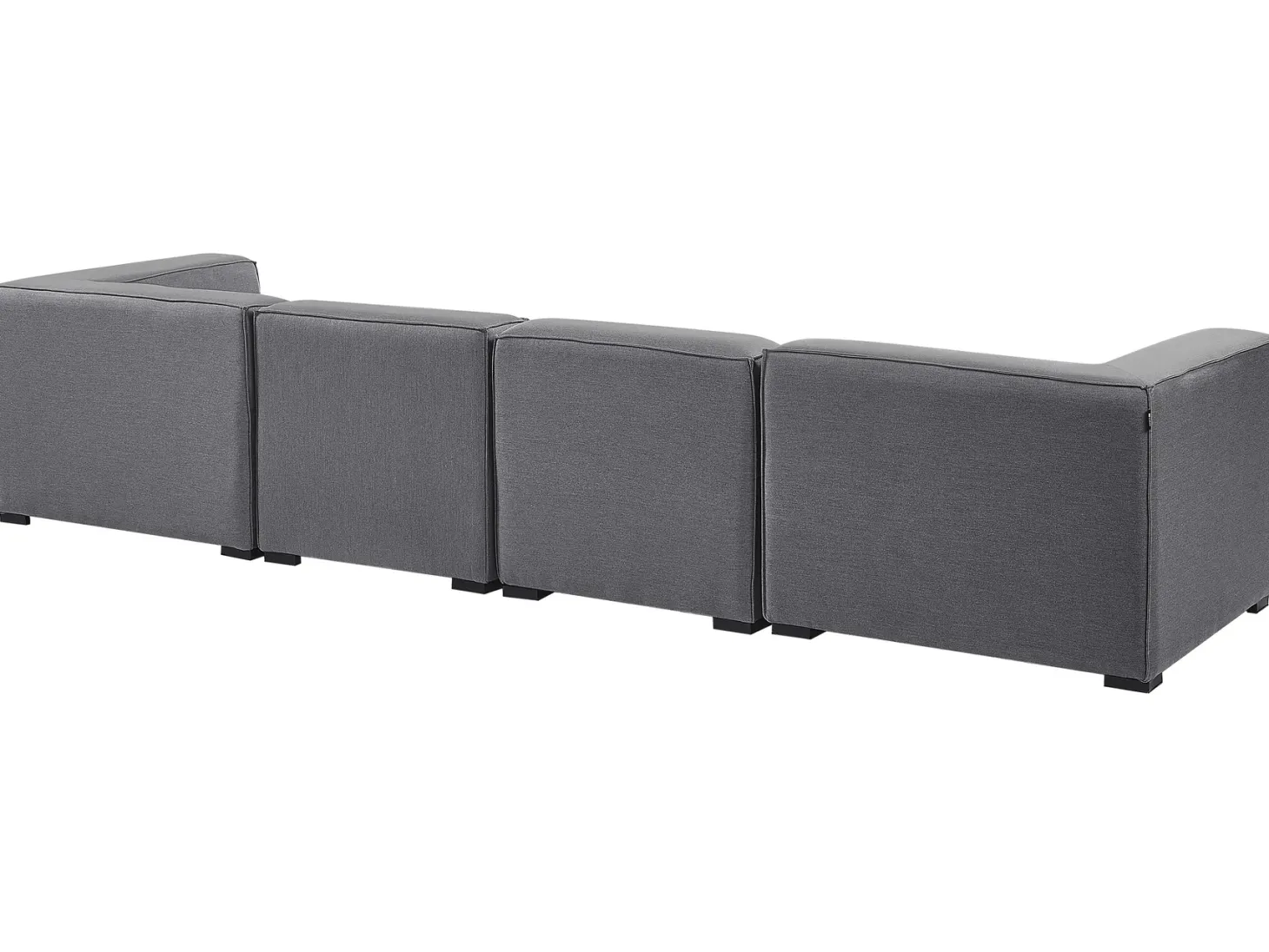 Sofa ogrodowa z otomaną dla 4 osób AREZZO Szary Modułowy