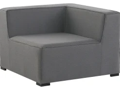 Sofa ogrodowa z otomaną dla 4 osób AREZZO Szary Modułowy