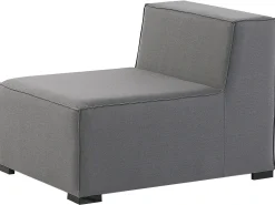 Sofa ogrodowa z otomaną dla 4 osób AREZZO Szary Modułowy