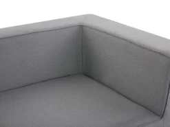 Sofa ogrodowa z otomaną dla 4 osób AREZZO Szary Modułowy