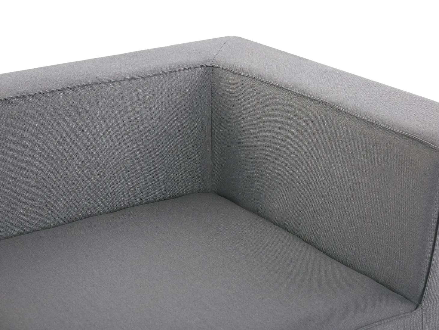 Sofa ogrodowa z otomaną dla 4 osób AREZZO Szary Modułowy