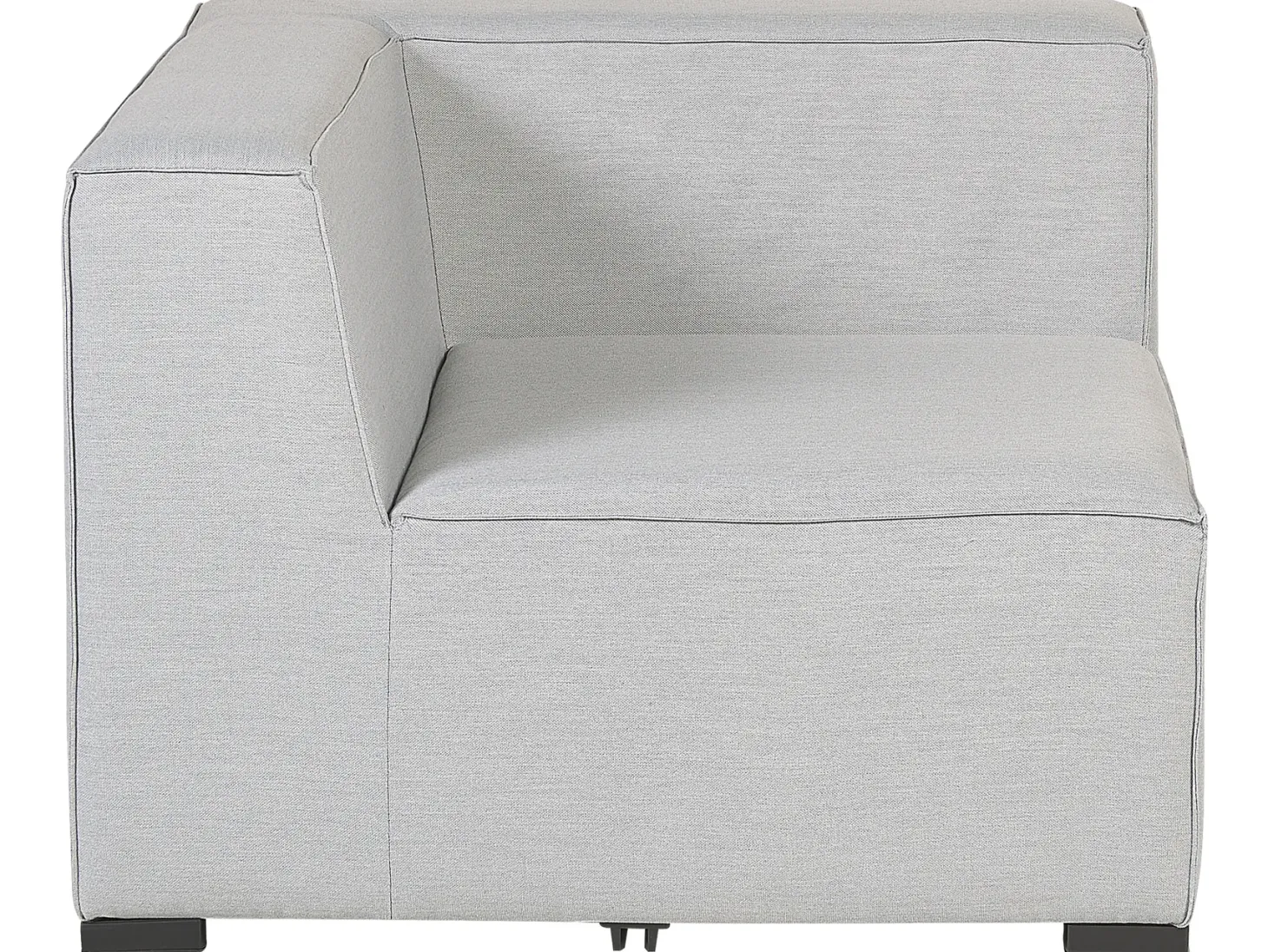 Sofa ogrodowa z otomaną dla 4 osób AREZZO Jasnoszary Modułowy