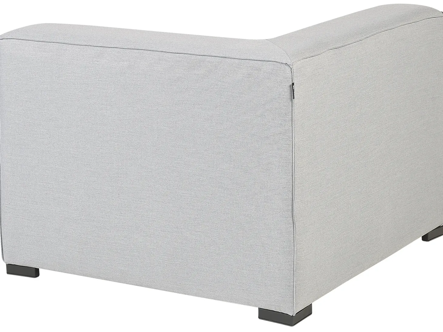Sofa ogrodowa z otomaną dla 4 osób AREZZO Jasnoszary Modułowy