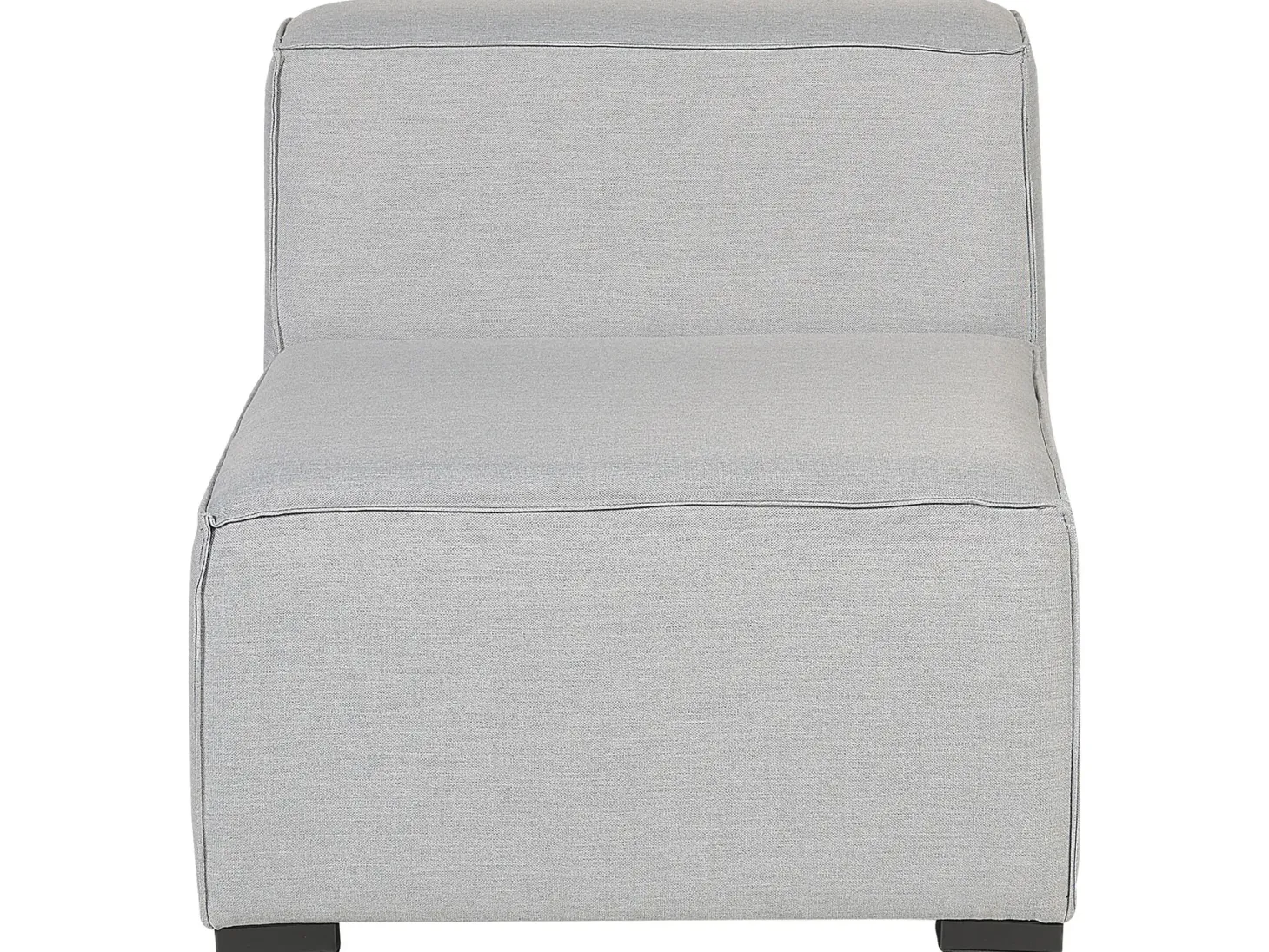 Sofa ogrodowa z otomaną dla 4 osób AREZZO Jasnoszary Modułowy