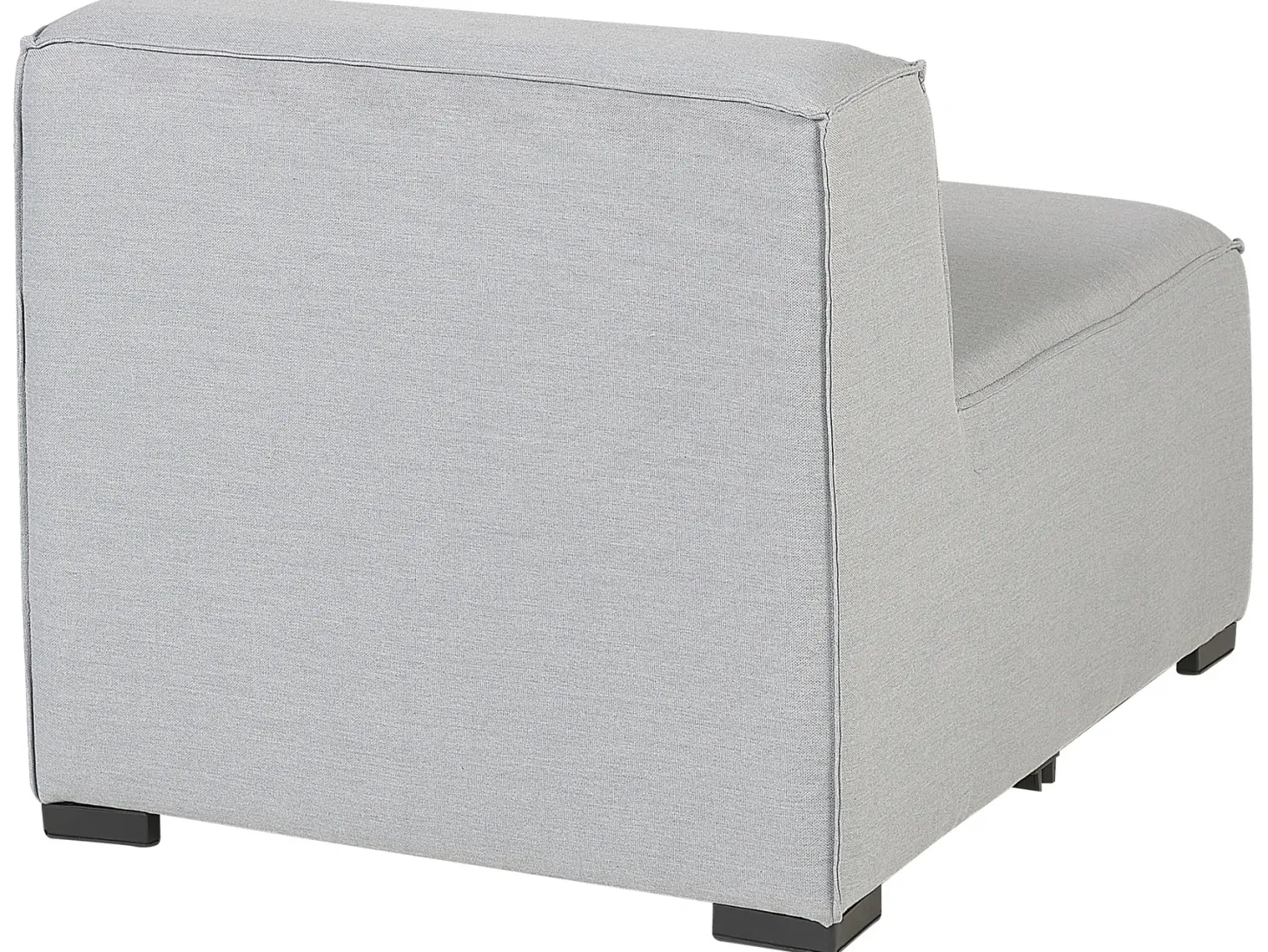 Sofa ogrodowa z otomaną dla 4 osób AREZZO Jasnoszary Modułowy