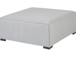 Sofa ogrodowa z otomaną dla 4 osób AREZZO Jasnoszary Modułowy