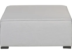 Sofa ogrodowa z otomaną dla 4 osób AREZZO Jasnoszary Modułowy