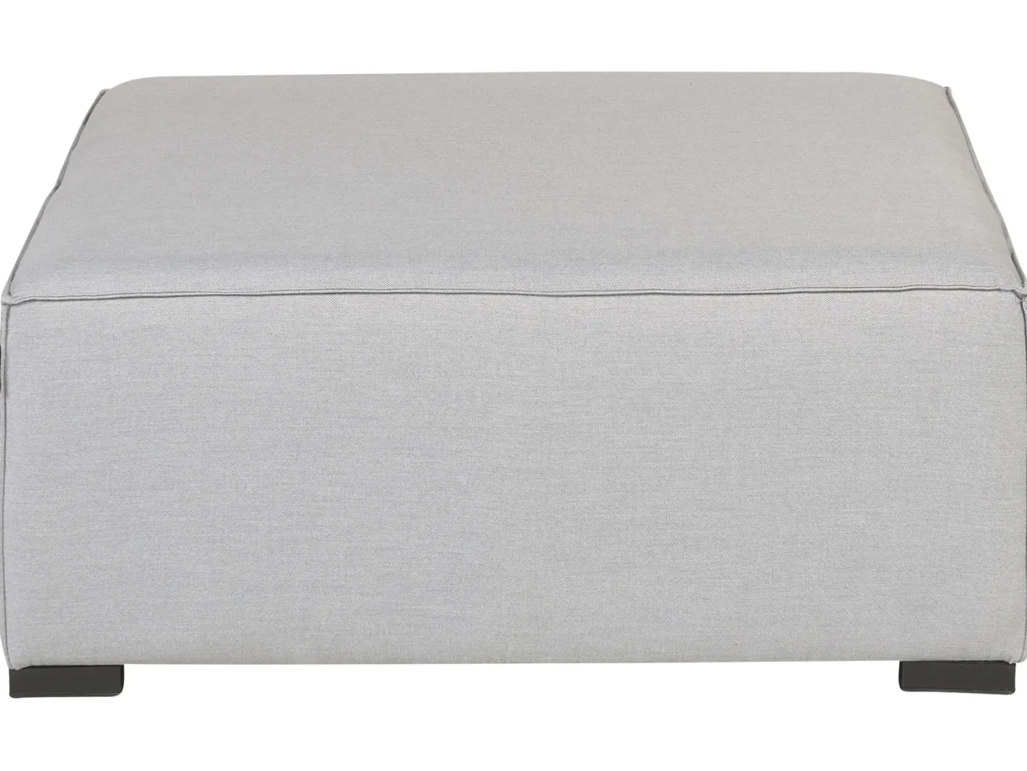 Sofa ogrodowa z otomaną dla 4 osób AREZZO Jasnoszary Modułowy