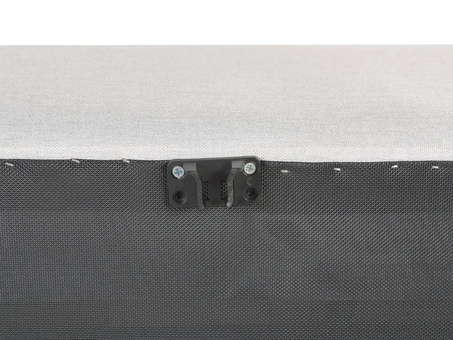 Sofa ogrodowa z otomaną dla 4 osób AREZZO Jasnoszary Modułowy