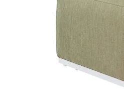 Sofa ogrodowa z otomaną dla 7 osób BATTIFOLLO Oliwkowy Modułowy