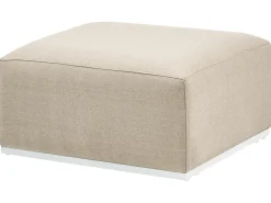 Sofa ogrodowa z otomaną dla 7 osób BATTIFOLLO Beżowy Modułowy