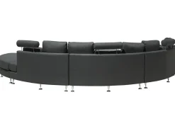 Sofa półokrągła dla 7 osób ROTUNDE Ciemnoszary