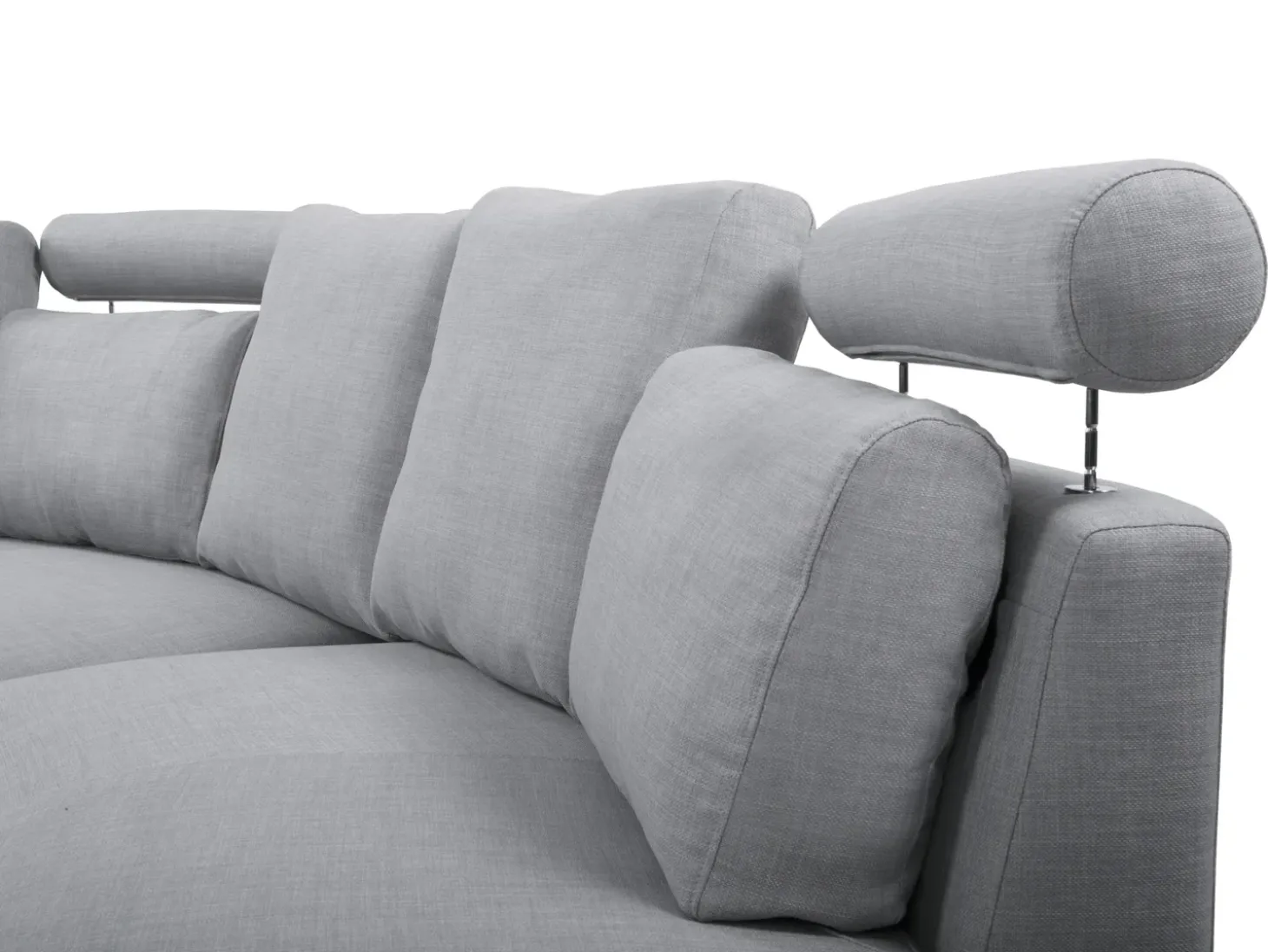 Clearance Sofa półokrągła dla 7 osób ROTUNDE Jasnoszary Sofy Tapicerowane|Wszystkie Sofy