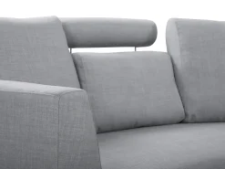 Clearance Sofa półokrągła dla 7 osób ROTUNDE Jasnoszary Sofy Tapicerowane|Wszystkie Sofy
