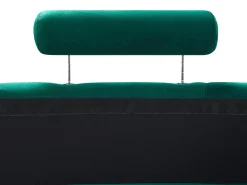 Hot Sofa półokrągła dla 7 osób ROTUNDE Welur Ciemnozielony Sofy Tapicerowane|Wszystkie Sofy