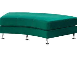Hot Sofa półokrągła dla 7 osób ROTUNDE Welur Ciemnozielony Sofy Tapicerowane|Wszystkie Sofy