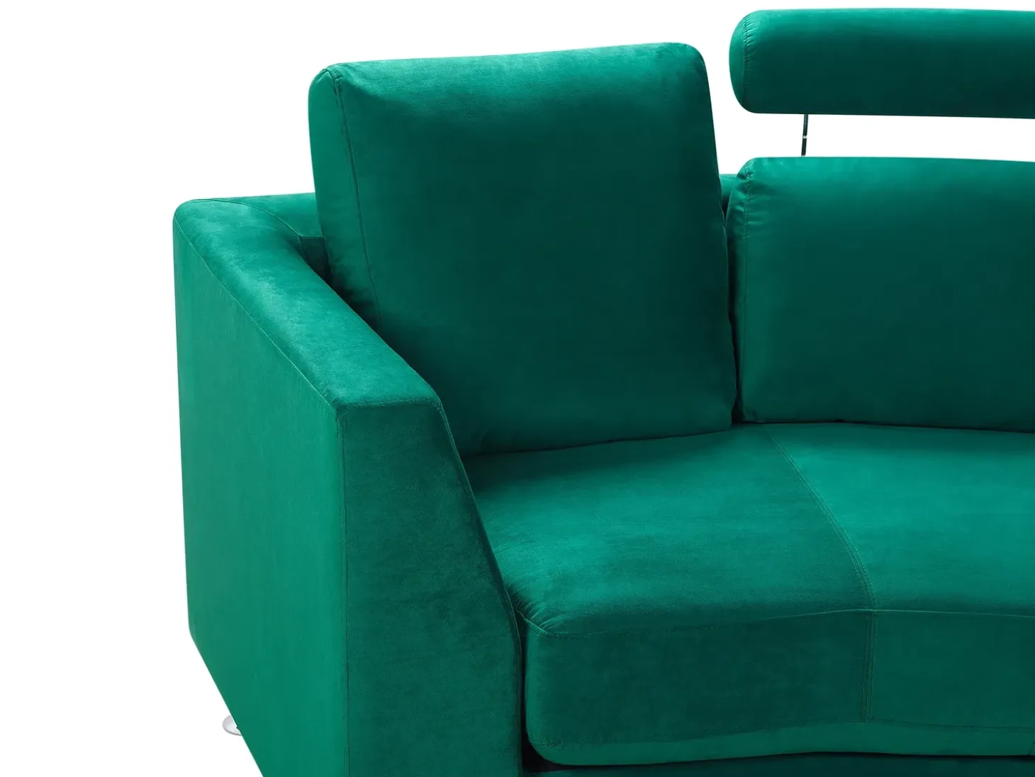 Hot Sofa półokrągła dla 7 osób ROTUNDE Welur Ciemnozielony Sofy Tapicerowane|Wszystkie Sofy