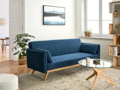 Discount Sofa rozkładana ASAA Niebieski Sofy Z Funkcją Spania|Wszystkie Sofy