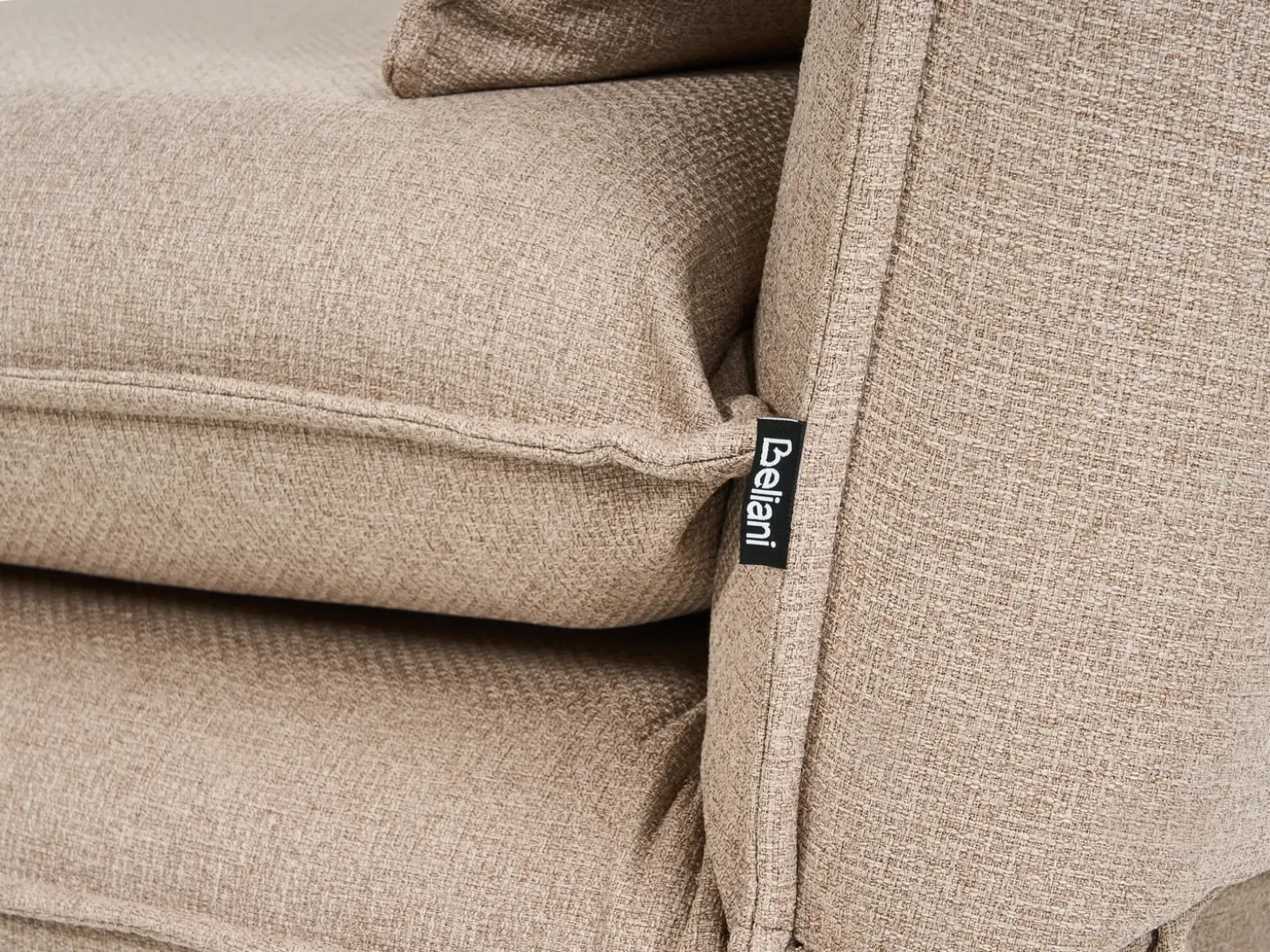 Discount Sofa rozkładana dla 2 osób ABISKO Len syntetyczny Beżowy Dzieci Sofy Z Funkcją Spania|Wszystkie Sofy