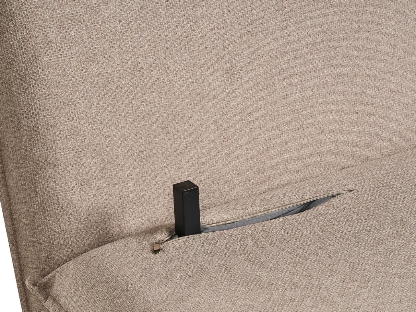 Discount Sofa rozkładana dla 2 osób ABISKO Len syntetyczny Beżowy Dzieci Sofy Z Funkcją Spania|Wszystkie Sofy