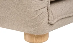 Discount Sofa rozkładana dla 2 osób ABISKO Len syntetyczny Beżowy Dzieci Sofy Z Funkcją Spania|Wszystkie Sofy