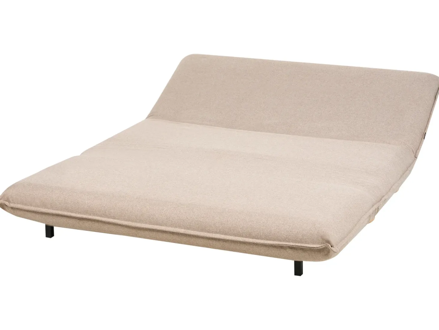 Discount Sofa rozkładana dla 2 osób ABISKO Len syntetyczny Beżowy Dzieci Sofy Z Funkcją Spania|Wszystkie Sofy