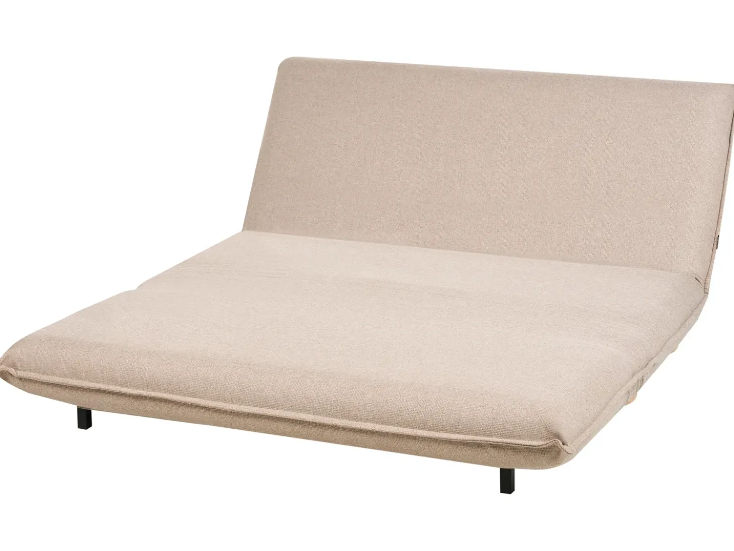 Discount Sofa rozkładana dla 2 osób ABISKO Len syntetyczny Beżowy Dzieci Sofy Z Funkcją Spania|Wszystkie Sofy