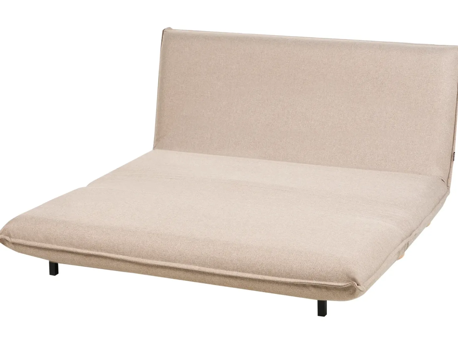 Discount Sofa rozkładana dla 2 osób ABISKO Len syntetyczny Beżowy Dzieci Sofy Z Funkcją Spania|Wszystkie Sofy