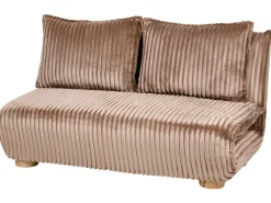 Sale Sofa rozkładana dla 2 osób ABISKO Sztruks Jasnobrązowy Dzieci Sofy Z Funkcją Spania|Wszystkie Sofy