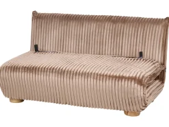 Sale Sofa rozkładana dla 2 osób ABISKO Sztruks Jasnobrązowy Dzieci Sofy Z Funkcją Spania|Wszystkie Sofy