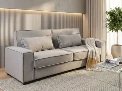Sale Sofa rozkładana dla 3 osób AROLE Szary Sofy Z Funkcją Spania|Wszystkie Sofy