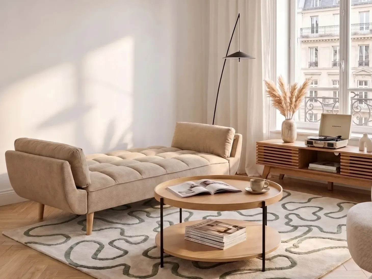 Sale Sofa rozkładana dla 3 osób ASBY Jasno Sofy Z Funkcją Spania|Wszystkie Sofy